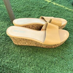 Brand new Nine West "Confetti" slip on wedge